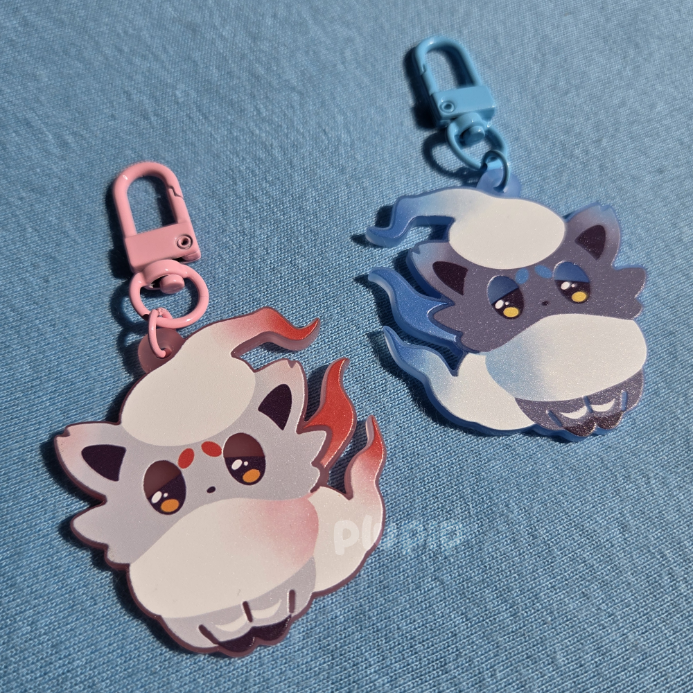 Frosted Keychains - Hisuian Zorua