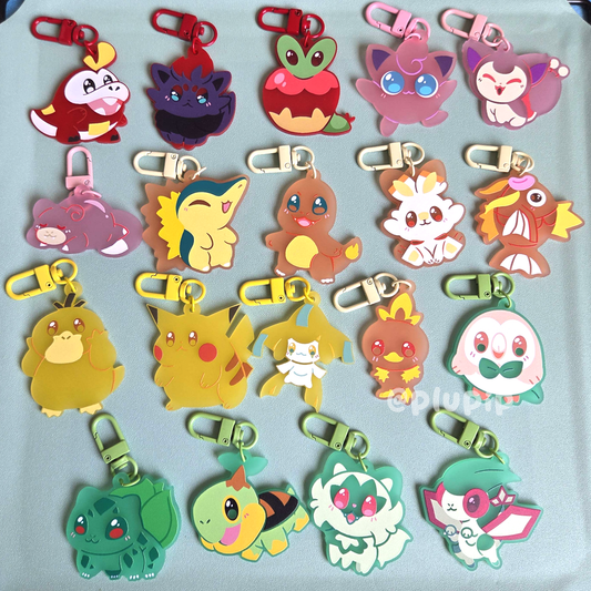 [ON-HAND] Frosted Keychains