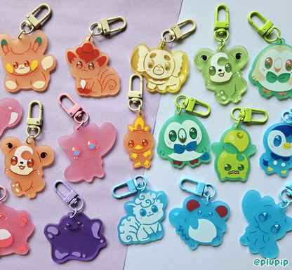 [SALE!!] Frosted Keychains