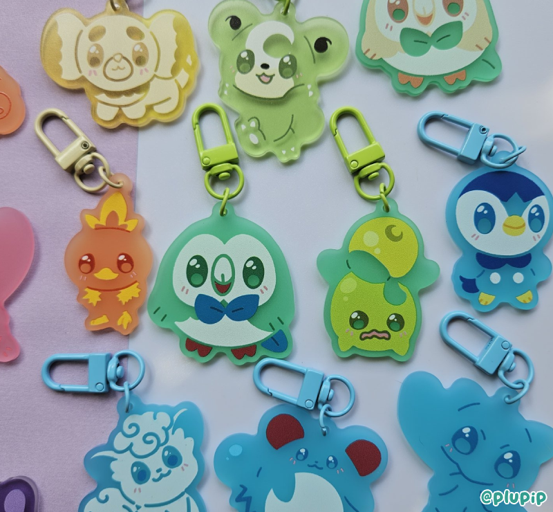 [SALE!!] Frosted Keychains