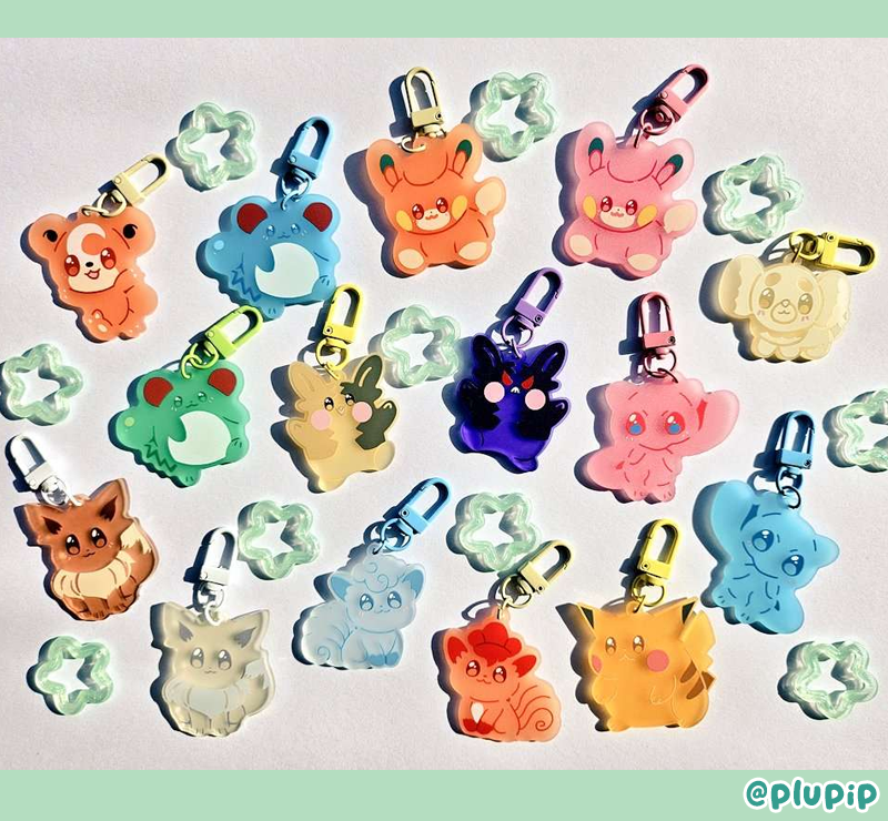 [SALE!!] Frosted Keychains