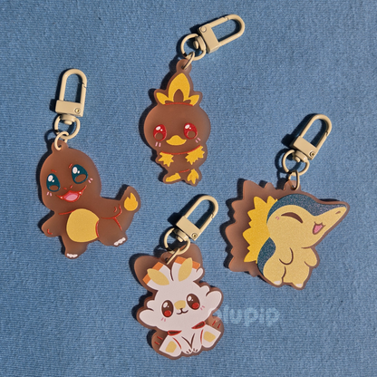 Frosted Keychains - Orange