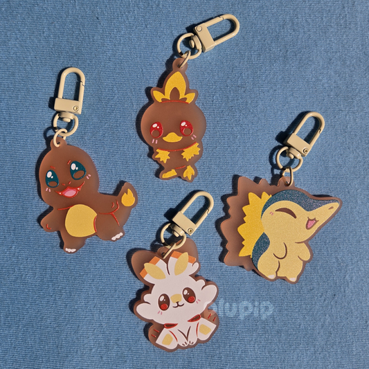 Frosted Keychains - Orange