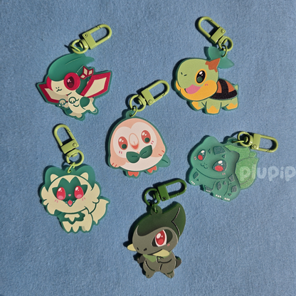 Frosted Keychains - Green