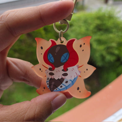 Frosted Keychains - Orange